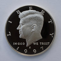 1997 Silver Proof Kennedy Half Dollar - Obverse