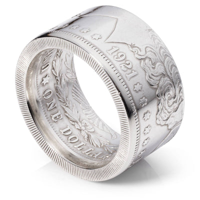 Morgan Silver Dollar Ring | Silver Coin Ring | Coin Jewelry