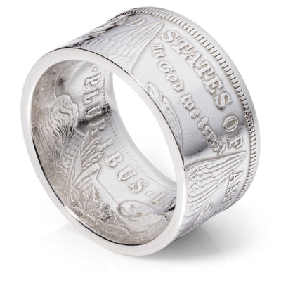 Morgan Silver Dollar Ring | Silver Coin Ring | Coin Jewelry