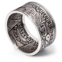 Morgan Silver Dollar Ring | Silver Coin Ring | Coin Jewelry