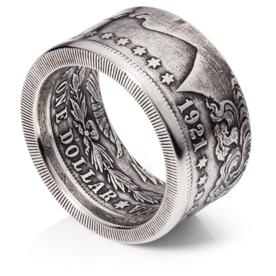 Morgan Silver Dollar Ring | Silver Coin Ring | Coin Jewelry