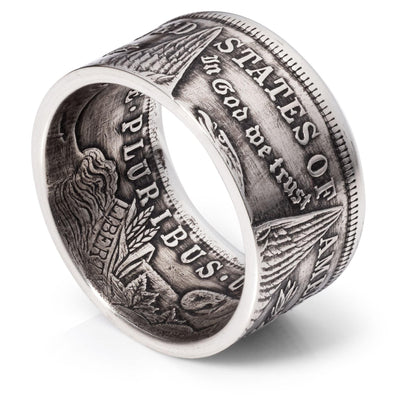 Morgan Silver Dollar Ring | Silver Coin Ring | Coin Jewelry
