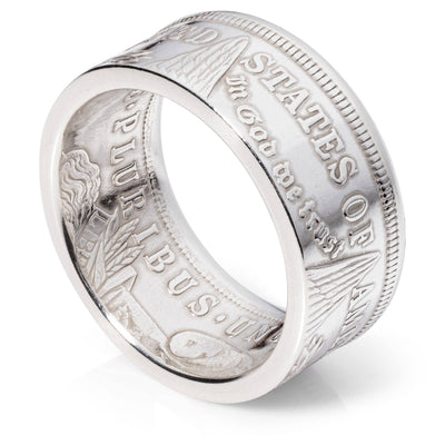 Morgan Silver Dollar Ring | Silver Coin Ring | Coin Jewelry