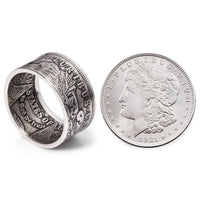 Morgan Silver Dollar Ring | Silver Coin Ring | Coin Jewelry