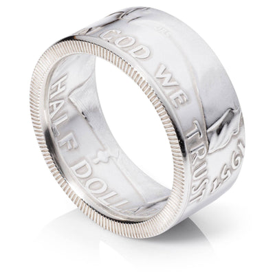 Franklin Half Dollar Ring | Silver Coin Ring | Coin Jewelry