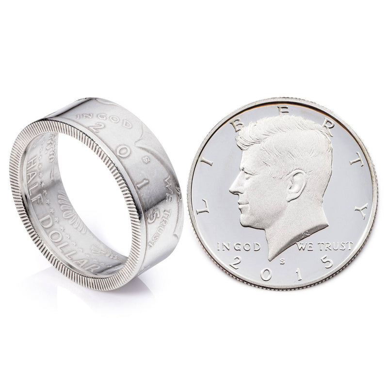 Kennedy Half Dollar Ring | Silver Coin Ring | Coin Jewelry