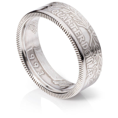 Quarter Ring | Silver Coin Ring | Coin Jewelry