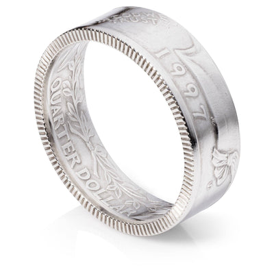 Quarter Ring | Silver Coin Ring | Coin Jewelry
