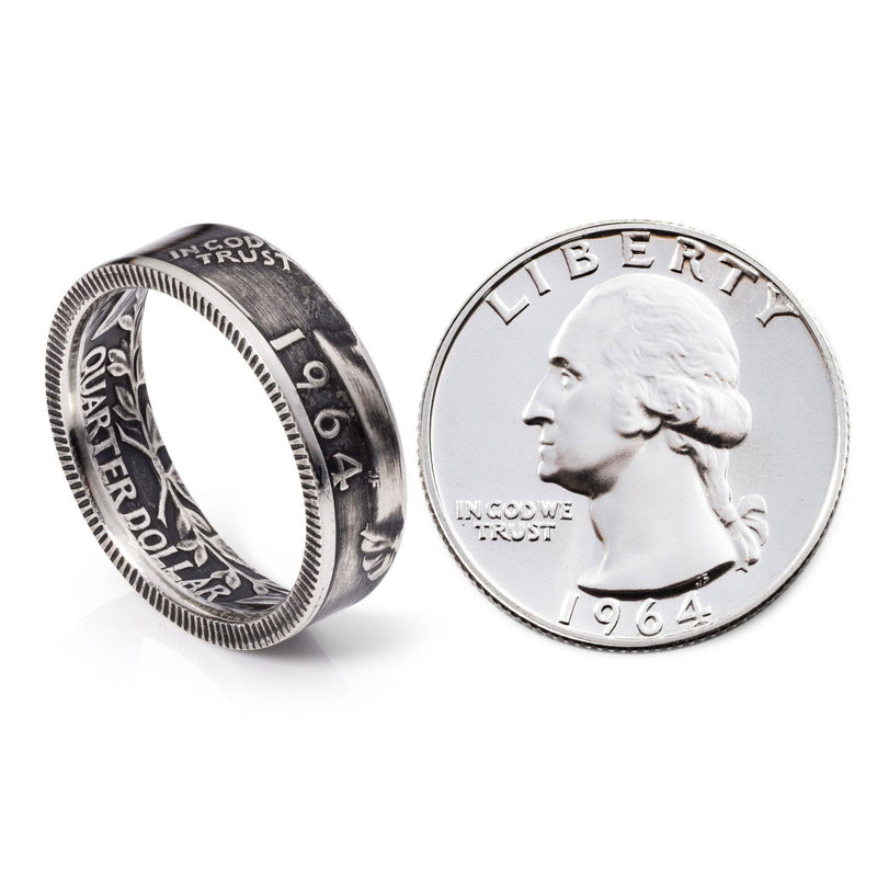 Quarter Ring | Silver Coin Ring | Coin Jewelry