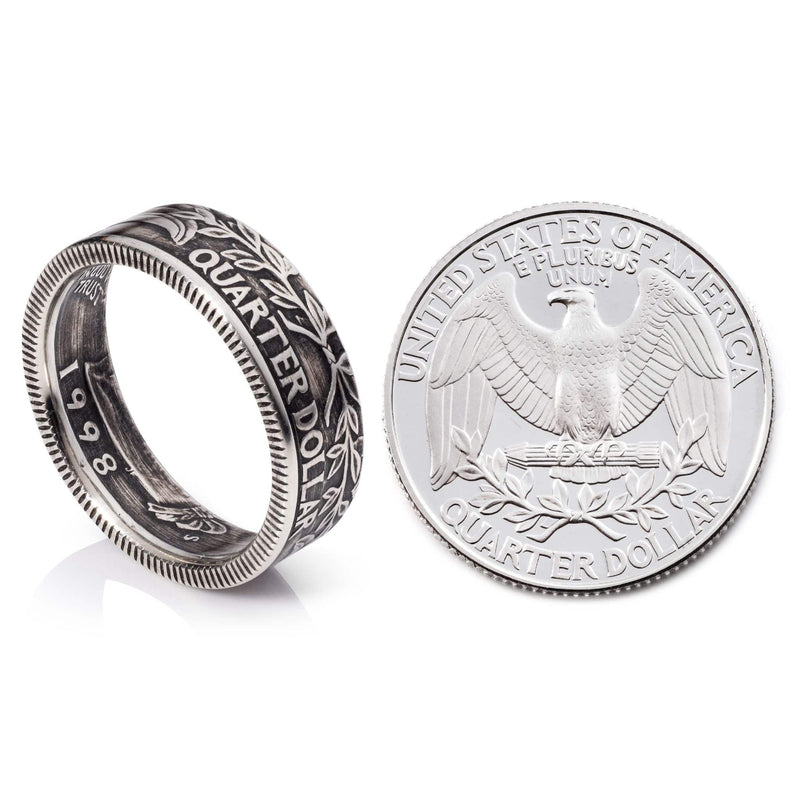 Quarter Ring | Silver Coin Ring | Coin Jewelry