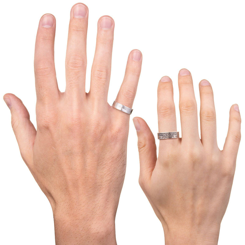 Quarter Ring | Silver Coin Ring | Coin Jewelry