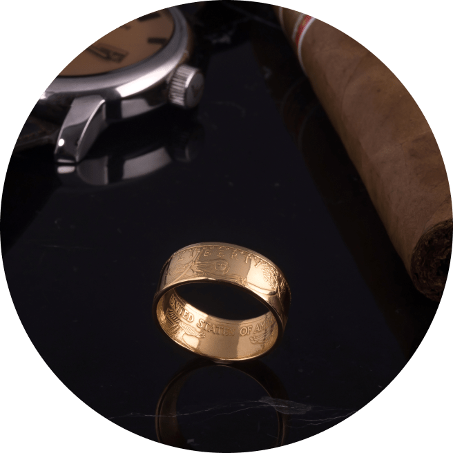 Gold Customized Ring